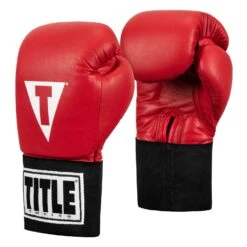 TITLE Boxing USA Boxing Competition Gloves - Elastic 29 TITLE Boxing USA Boxing Competition Gloves - Elastic -Sports Boxing ACGES RD 02