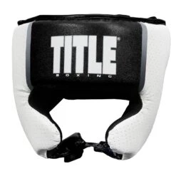 TITLE Boxing Aerovent Elite USA Boxing Competition Headgear – With Cheeks -Sports Boxing ACHEX BK 2