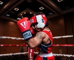 TITLE Boxing Aerovent Elite USA Boxing Competition Headgear – With Cheeks -Sports Boxing ACHEXRDWH 2