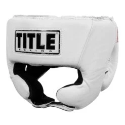 TITLE Boxing USA Boxing Competition Headgear - With Cheeks 31 TITLE Boxing USA Boxing Competition Headgear - With Cheeks -Sports Boxing ACHX WH 1 2