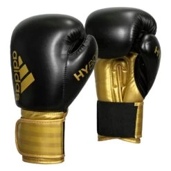 Adidas Hybrid 100 Boxing Gloves -Sports Boxing ADIH100 BK GD 002