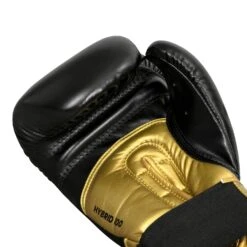 Adidas Hybrid 100 Boxing Gloves -Sports Boxing ADIH100 BK GD 005