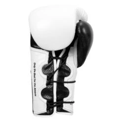 Adidas Hybrid 350 Elite Training Gloves -Sports Boxing ADIH350TG WH BK 4