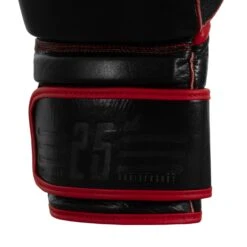 TITLE Boxing Throwback 1998 Anniversary Bag Glove -Sports Boxing AVTFBG BK RD 06