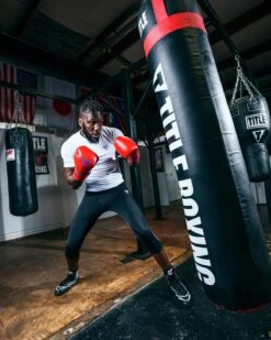 TITLE Boxing Throwback 1998 Anniversary Bag Glove -Sports Boxing AVTFBGRDBL 6 4