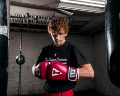 TITLE Boxeo Mexican Leather Training Gloves Quatro -Sports Boxing BATGE4RDWH 2