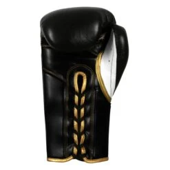 TITLE Boxeo Mexican Leather Lace Training Gloves Quatro 18 TITLE Boxeo Mexican Leather Lace Training Gloves Quatro -Sports Boxing BATGL4 BK WH 4