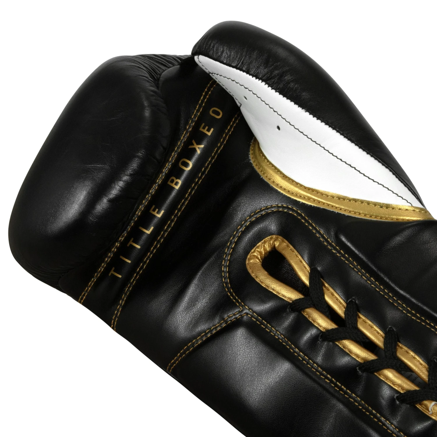 TITLE Boxeo Mexican Leather Lace Training Gloves Quatro 6 TITLE Boxeo Mexican Leather Lace Training Gloves Quatro - Image 6