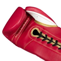 TITLE Boxeo Mexican Leather Lace Training Gloves Quatro 26 TITLE Boxeo Mexican Leather Lace Training Gloves Quatro -Sports Boxing BATGL4 RD WH 3