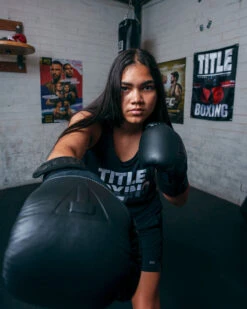 TITLE Black Blitz Fit Boxing Gloves -Sports Boxing BKBFGBK 3