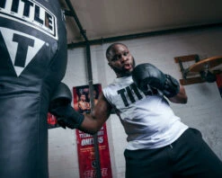 TITLE Black Blitz Weighted Bag Gloves -Sports Boxing BKWBGBK 1