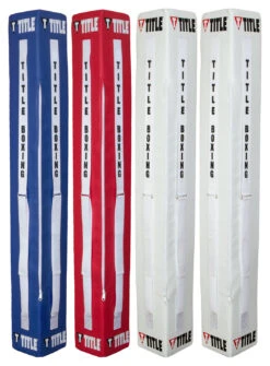 TITLE Boxing Pro Corner Cushions V3.0 – Set Of 4 -Sports Boxing CCP3S RD WH BL 02