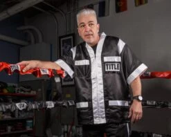 TITLE Boxing Old School Corner Jacket 22 TITLE Boxing Old School Corner Jacket -Sports Boxing CJSS2 BKWH