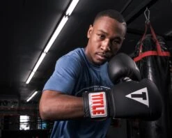 TITLE Classic Fitness Boxing Gloves 31 TITLE Classic Fitness Boxing Gloves -Sports Boxing CRBG BKWH