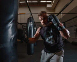 TITLE Classic Leather Lace Training Gloves 2.0 -Sports Boxing CTSGL2BK 2