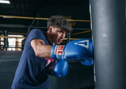 TITLE Classic Leather Lace Training Gloves 2.0 -Sports Boxing CTSGL2BL 1