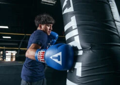 TITLE Classic Leather Lace Training Gloves 2.0 -Sports Boxing CTSGL2BL 2