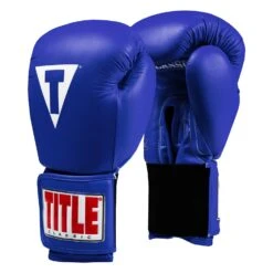 TITLE Classic Leather Elastic Training Gloves 2.0 -Sports Boxing CTSGV2 BL 02