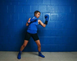 TITLE Classic Leather Elastic Training Gloves 2.0 -Sports Boxing CTSGV2BL 1