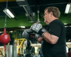 TITLE Boxing Fight Back Leather Boxing Gloves -Sports Boxing FBBGLGR 2