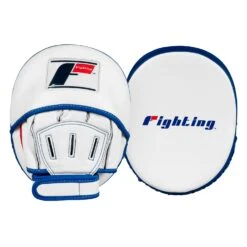 Fighting Freedom Leather Focus Mitts 24 Fighting Freedom Leather Focus Mitts -Sports Boxing FLFM2 WH 1