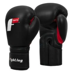 Fighting Leather Training Gloves 22 Fighting Leather Training Gloves -Sports Boxing FLTG2 BK 002