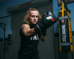 Fighting Leather Training Gloves 27 Fighting Leather Training Gloves -Sports Boxing FLTG2BK 3