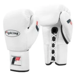 Fighting Fury Professional Lace Training Gloves 36 Fighting Fury Professional Lace Training Gloves -Sports Boxing FSFTGL WH 02