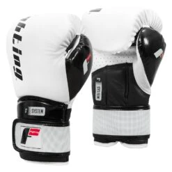 Fighting S2 GEL Power Sparring Gloves 22 Fighting S2 GEL Power Sparring Gloves -Sports Boxing FSPGSG WH BK 002