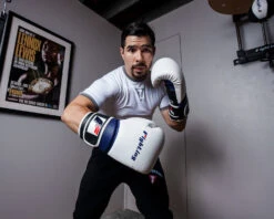 Fighting Ferocity Leather Training Gloves 29 Fighting Ferocity Leather Training Gloves -Sports Boxing FTGTGWHBK 1