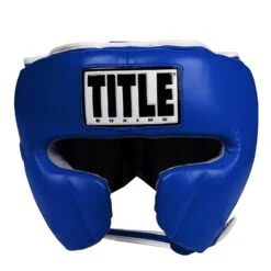 TITLE Boxing Leather Sparring Headgear 27 TITLE Boxing Leather Sparring Headgear -Sports Boxing FTHG BL 2