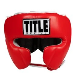 TITLE Boxing Leather Sparring Headgear 31 TITLE Boxing Leather Sparring Headgear -Sports Boxing FTHG RD 2