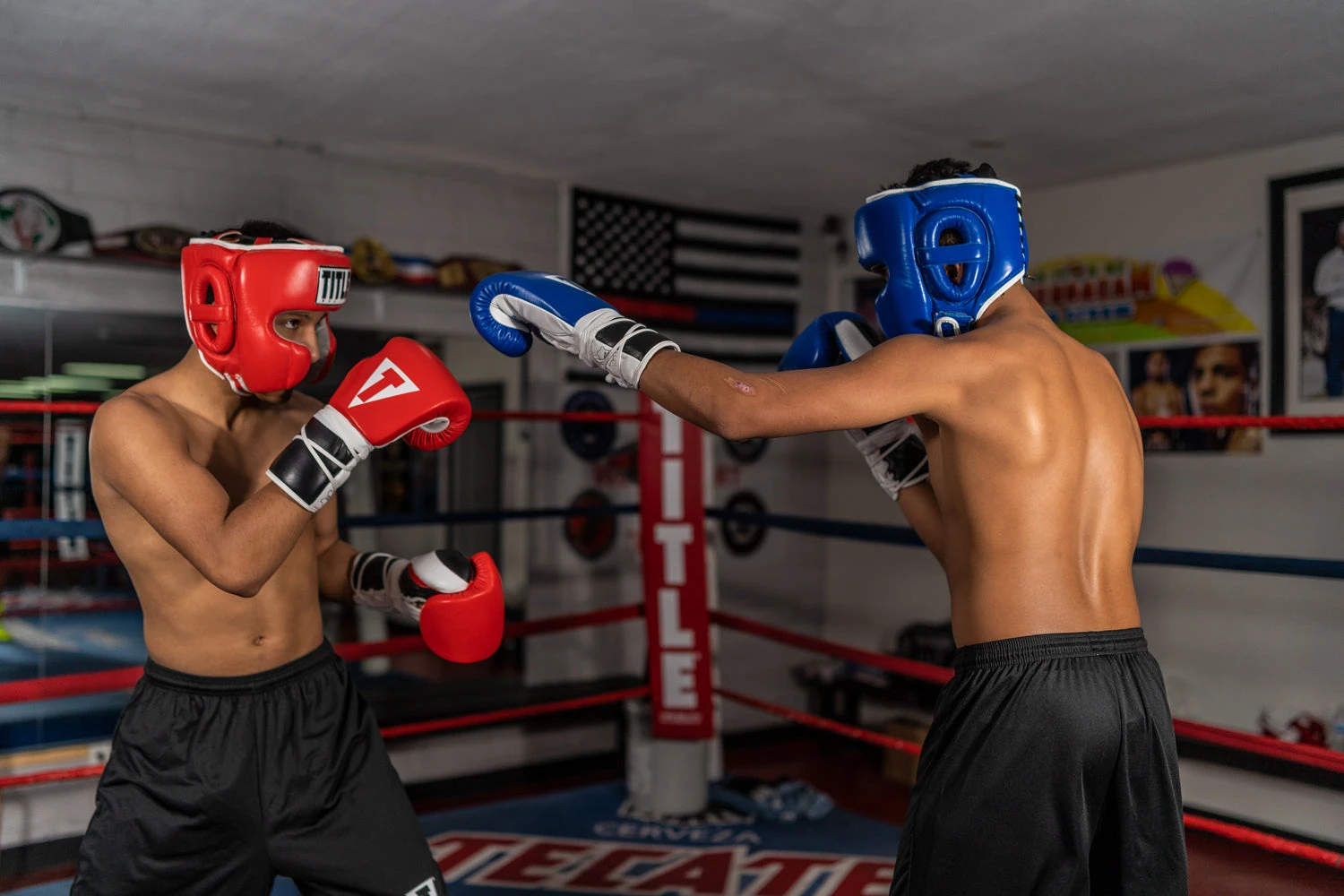 TITLE Boxing Leather Sparring Headgear 7 TITLE Boxing Leather Sparring Headgear - Image 7