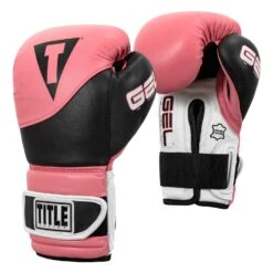 TITLE Boxing Gel Suspense Training Gloves 32 TITLE Boxing Gel Suspense Training Gloves -Sports Boxing GSTGE PK BK 02