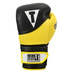 TITLE Boxing Gel Suspense V2T Training Gloves -Sports Boxing GSTGEV2T BK YE 03