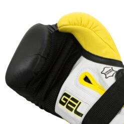 TITLE Boxing Gel Suspense V2T Training Gloves -Sports Boxing GSTGEV2T BK YE 05