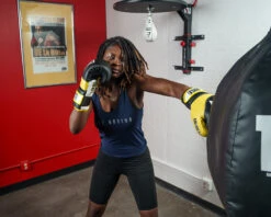 TITLE Boxing Gel Suspense V2T Training Gloves -Sports Boxing GSTGEV2TBKYE 1