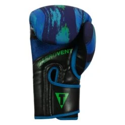TITLE Boxing Infused Foam Electric Bag Gloves -Sports Boxing IFSEBG BL GN 04