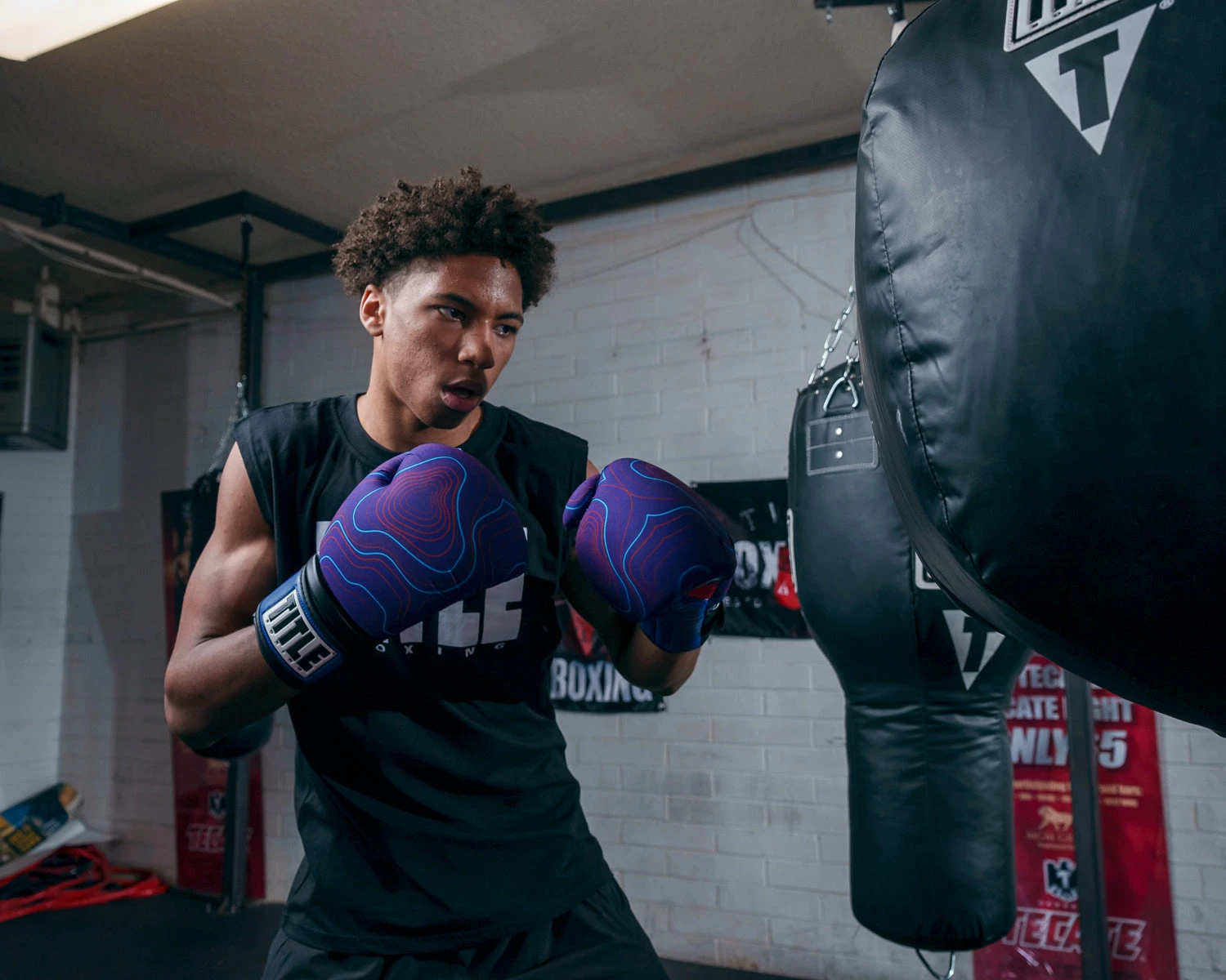 TITLE Boxing Infused Foam Orbit Bag Gloves 2 TITLE Boxing Infused Foam Orbit Bag Gloves - Image 2