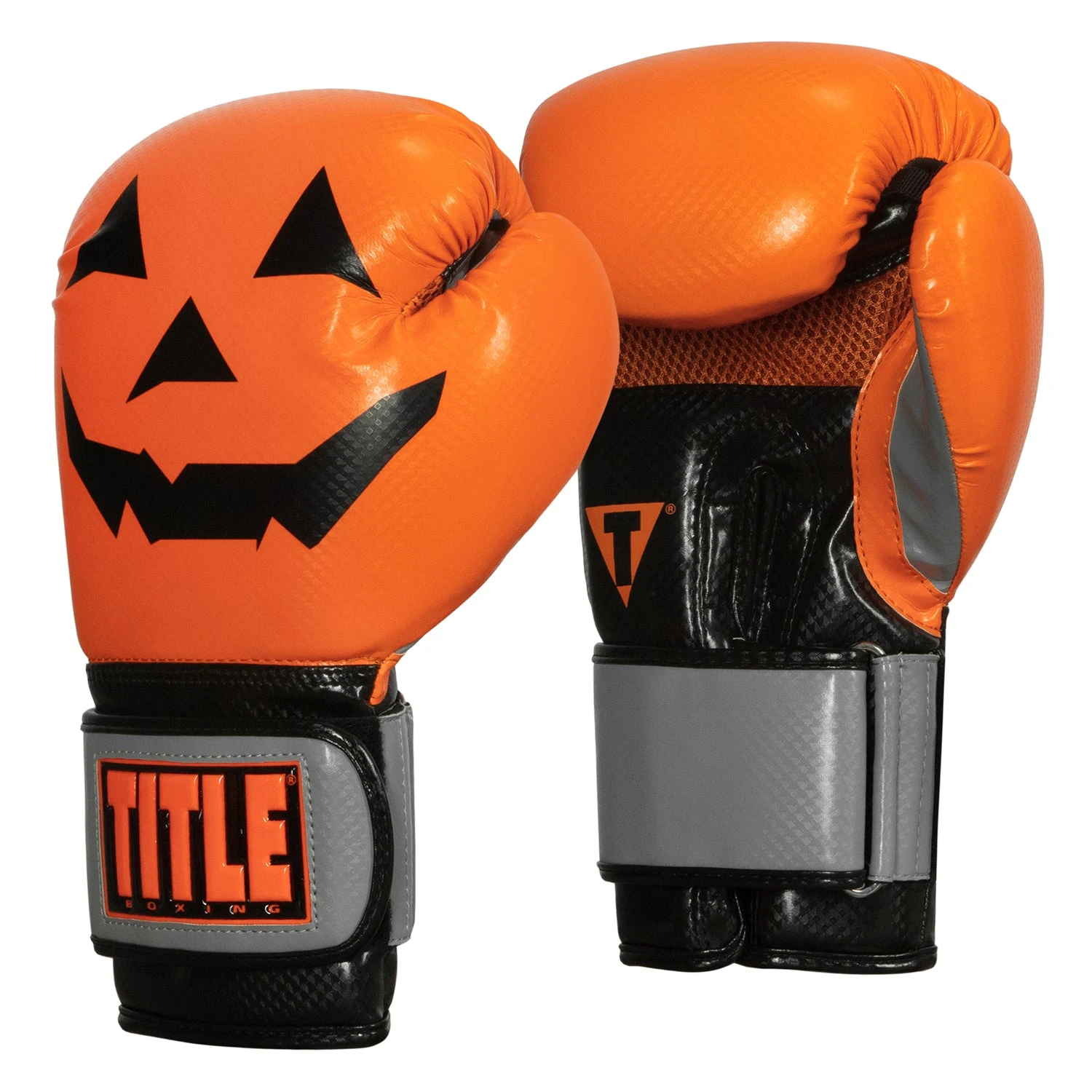 TITLE Boxing Limited Edition Jack-O-Lantern Bag Gloves 2 TITLE Boxing Limited Edition Jack-O-Lantern Bag Gloves - Image 2