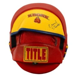 Emanuel Steward's KRONK Boxing Gym Leather Punch Mitts -Sports Boxing KNKPM 3