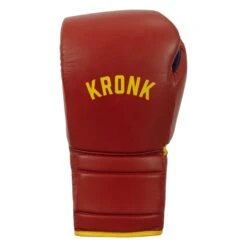 KRONK Boxing Gym Lace-Up Training Gloves 12 KRONK Boxing Gym Lace-Up Training Gloves -Sports Boxing KNKSG RD GD 3