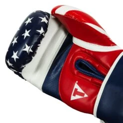 TITLE Boxing Liberty Bag Gloves -Sports Boxing LBTBG RD WH BL 5