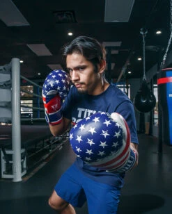 TITLE Boxing Liberty Bag Gloves -Sports Boxing LBTBGRDWHBL 3