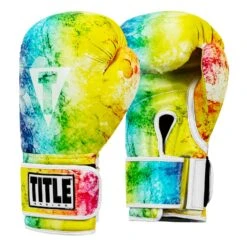 TITLE Boxing Limited Edition Tie Dye Bag Gloves -Sports Boxing LETDBG RBW 2