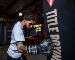 TITLE Boxing Spark Bag Gloves -Sports Boxing OASPBGWHBK 4
