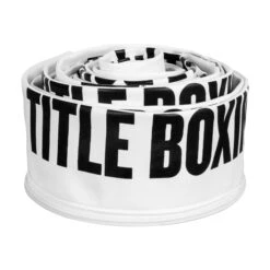 TITLE Boxing Professional Vinyl Zippered Rope Covers -Sports Boxing PRCPRO3 WH 3