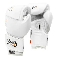 Rival Boxing Intelli-Shock Leather Bag Gloves 16 Rival Boxing Intelli-Shock Leather Bag Gloves -Sports Boxing RB50 WH 2