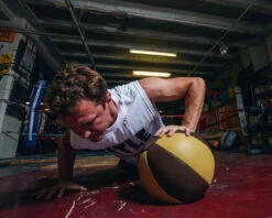 TITLE Boxing Retro Leather Medicine Balls -Sports Boxing ROSMBBR 2