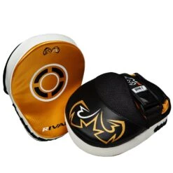 Rival Boxing Curved Punch Mitts 17 Rival Boxing Curved Punch Mitts -Sports Boxing RPM7 BK GD 3